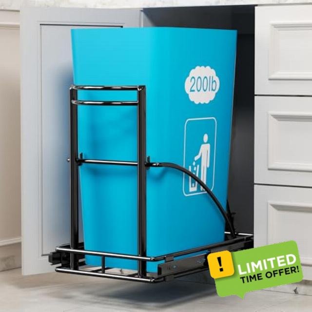 Under Sink Trash Can Pull Out