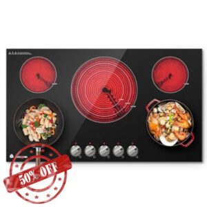 AAOBOSI 36 Inch Electric Cooktop