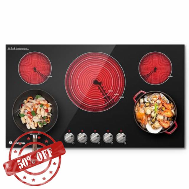 AAOBOSI 36 Inch Electric Cooktop