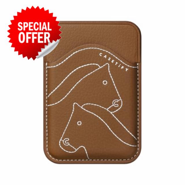 CASETiFY BioVeg Horse Wallet [Compatible with Magsafe] - Ta