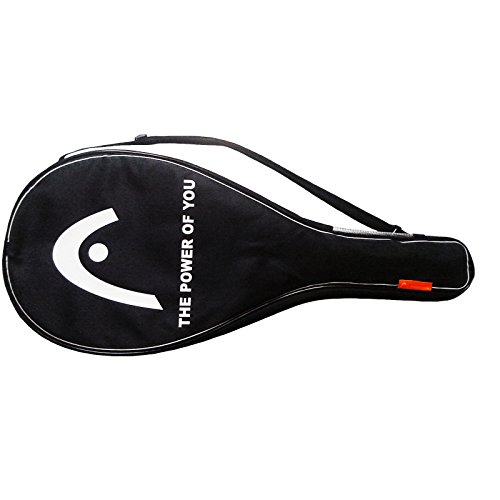 Lightweight Padded Single Racket Carrying Case with Adjustable Shoulder Strap