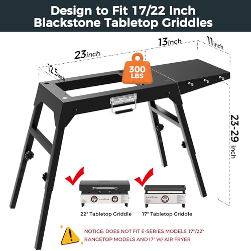 Utensil Hooks - Portable BBQ Stand for Camping