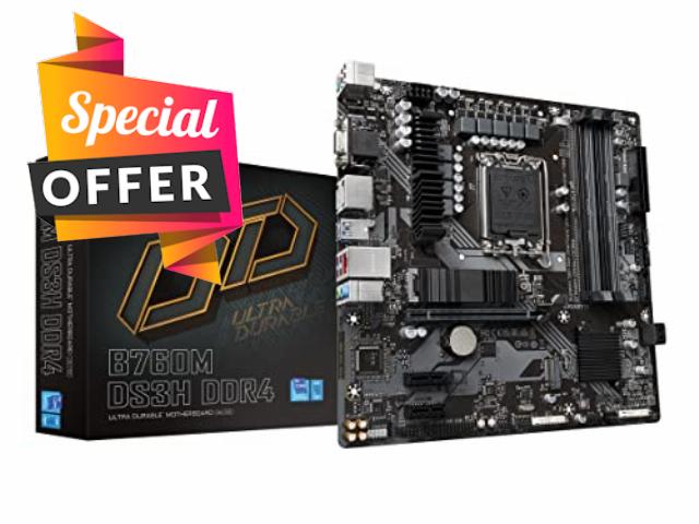 GIGABYTE B760M DS3H DDR4 Intel LGA 1700 mATX Motherboard