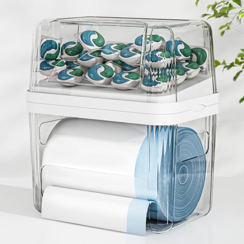 Garbage Bag Dispenser with Removable Lids