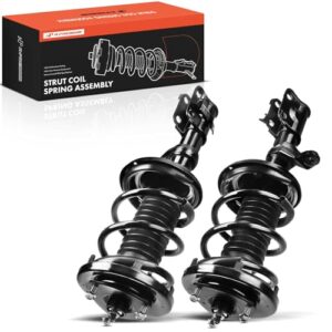 A-Premium Front Struts Compatible with Honda CR-V CRV 2002-2006 - 2x Replacement Suspension Complete Strut Assembly Shock with Coil Spring