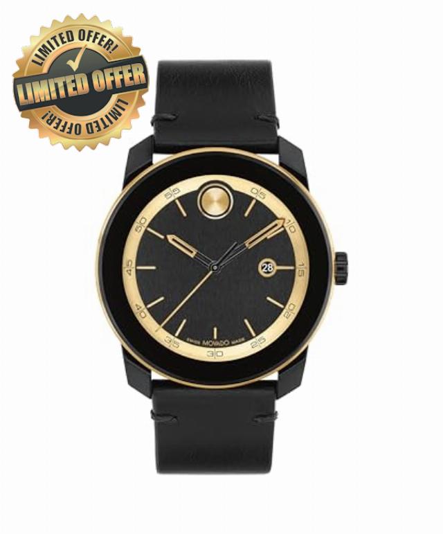 Movado Bold TR90 Ultra Modern Watch for Men and Women - Swiss Quartz 3H Movement