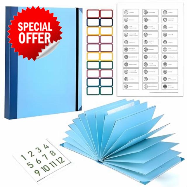 The Life Book Document Organizer Binder for Important Documents in Case I Die Binder End of Life Planning