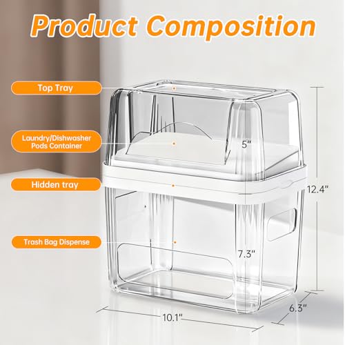 Kitchen Organizer and Under Sink Storage Box