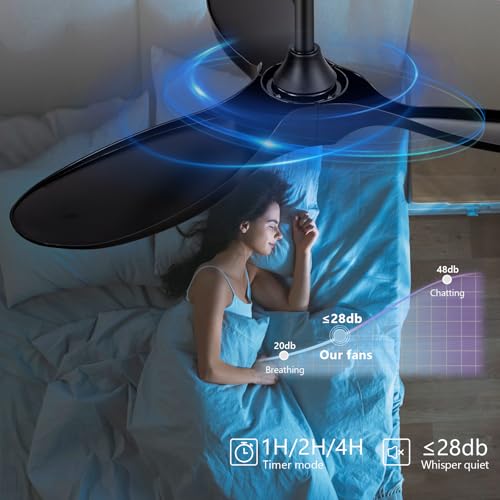 Modern Ceiling Fan No Light
