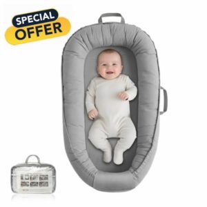 Baobrava Baby Lounger - Infant Lounger for Newborn 0-24 Months