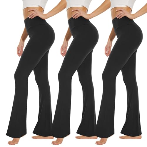 High Waisted Leggings for Women - Soft Athletic Tummy Control Yoga Pants for Cycling Dance Tights