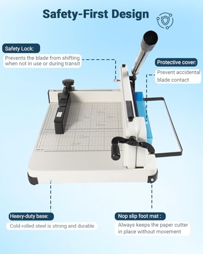 Industrial Stack Paper Trimmer for Offices