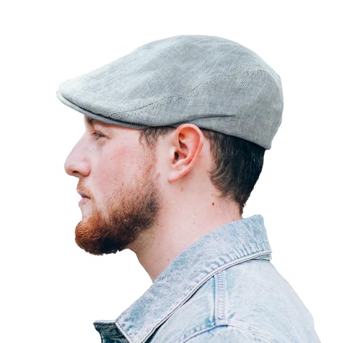 Slim Fit Flat Cap for Men