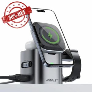 ACEFAST 6-in-1 100W GaN Fast Charging Station for iPhone 17 16 Series