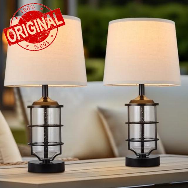 Outdoor Table Lamps Set of 2