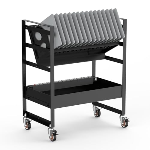 Laptop Charging Station w/Storage Shelf