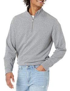Amazon Essentials mens Lightweight French Terry Quarter-zip Mockneck Sweatshi