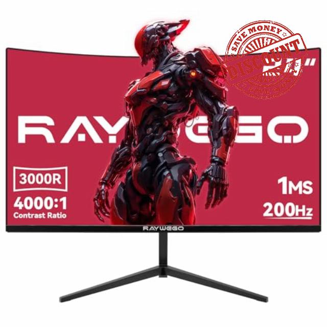 Raywego 24 Inch Curved Gaming Monitor