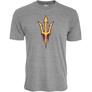 Blue 84 NCAA Mens NCAA Officially Licensed Tri-Blend T-Shirt Vintage Icon Team Colo