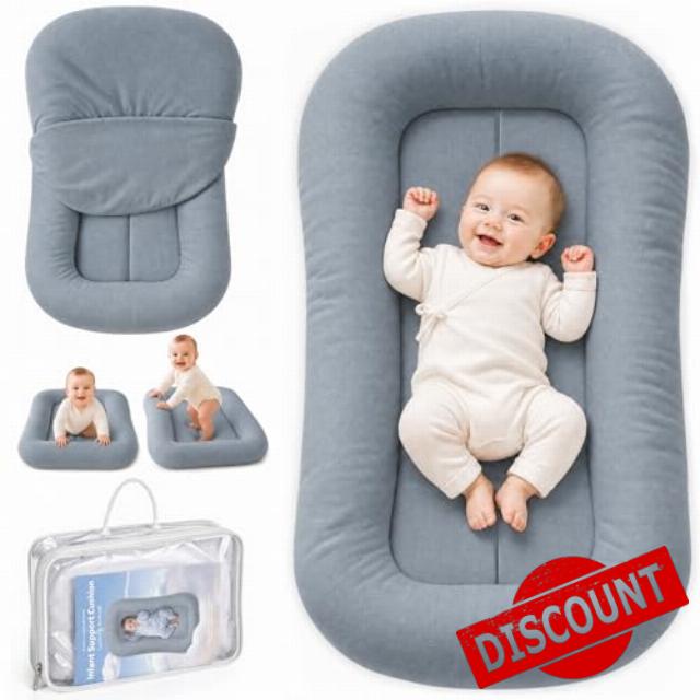 Infant Support Cushion - Breathable Cotton Baby Support Cushion for Babies 0-24 Months