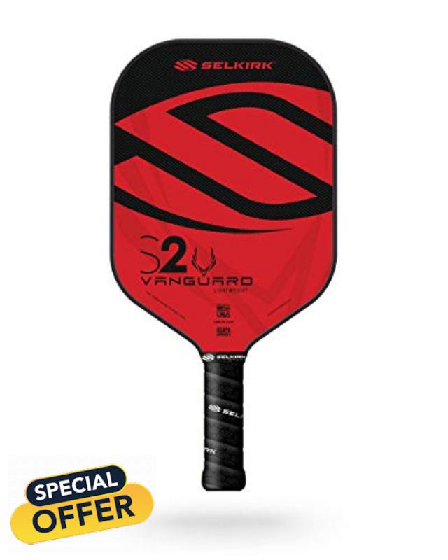 Selkirk Sport Vanguard Hybrid Pickleball Paddle | Carbon Fiber Pickleball Paddle with a Polypropylene X5 Core | Pickleball Rackets