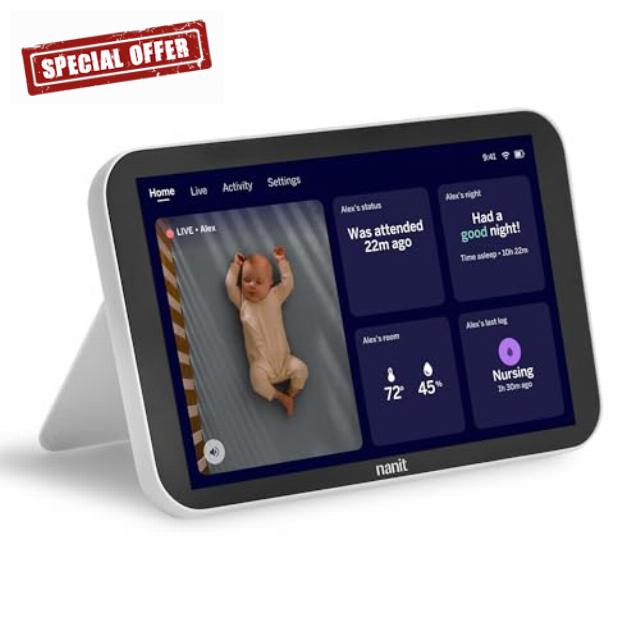 Nanit Display Screen for At-Home Viewing - 8” Touchscreen