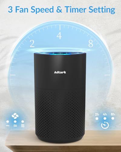 Room Air Purifier with 3 Timer for Office