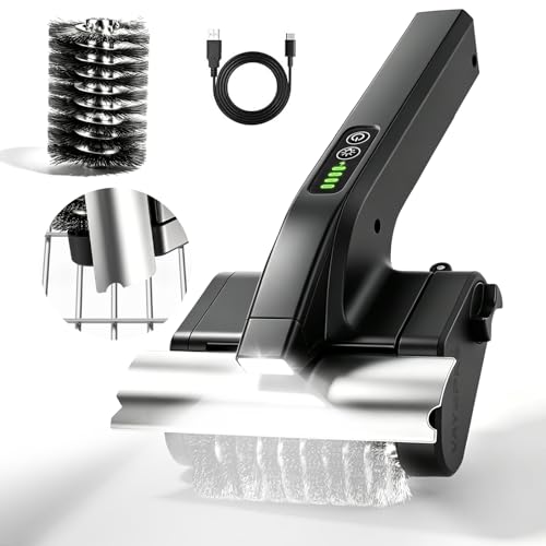 High Torque BBQ Bristle-Free Cleaner – Rechargeable Cordless with LED Light