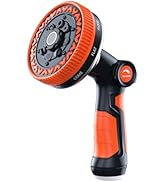 Rosy Earth 100ft Stainless Steel Garden Hose, Heavy Duty Metal Water Hose with 8 Functional Ultra...