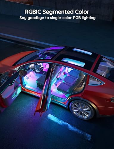 Smart RGBIC Interior Car Lights with APP Control