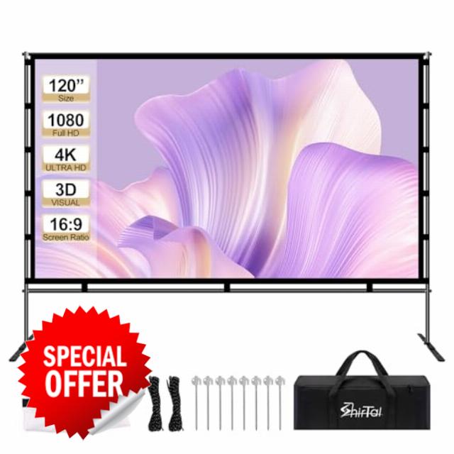 Projector Screen with Stand