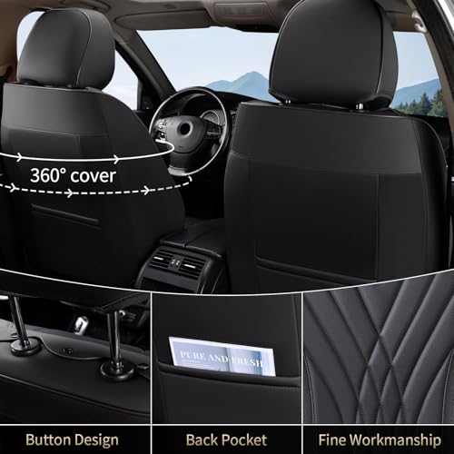 Leather Seat Covers 2PCS