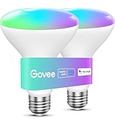 Govee PAR38 Smart Bulbs, Outdoor Flood Light Bulb Work with Alexa, Matter & SmartThings, IP65 Wat...