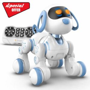 STEMTRON Programmable Remote Control Robot Cat Robot Dog for Kids