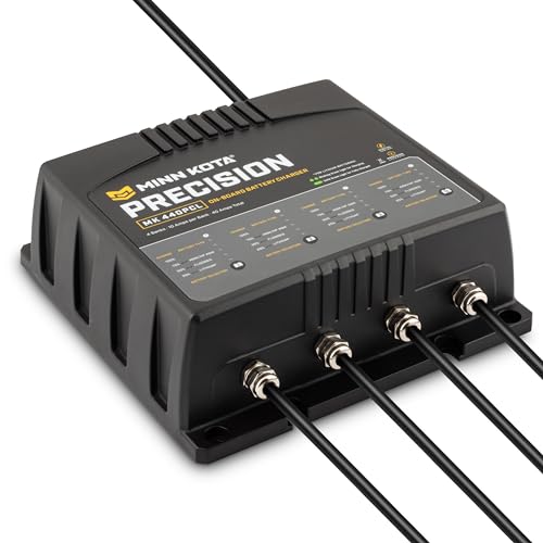 Minn Kota Precision MK-440PCL On-Board Marine Battery Charger – 4 Banks