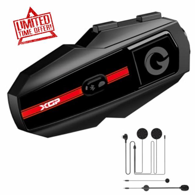 XGP Motorcycle Helmet Bluetooth Headset Intercom Communication Systems