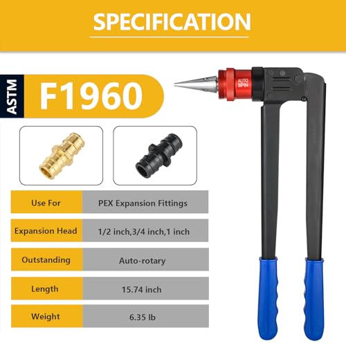with 1/2 Inch 3/4 Inch 1 Inch Expansion Head