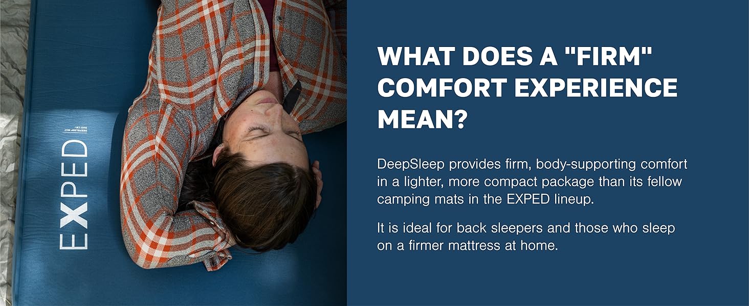 deepsleep firm comfort experience
