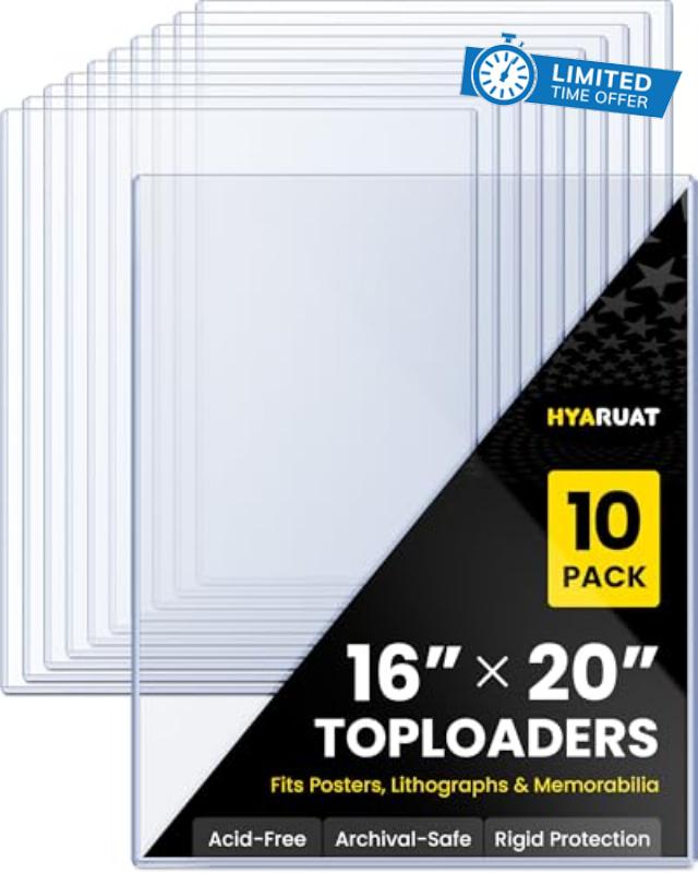 16x20 Toploader Poster Sleeves