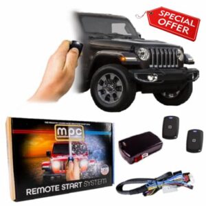 MPC Remote Start Kit Compatible with Jeep Wrangler 2007-2018 || 2X Long Range 2