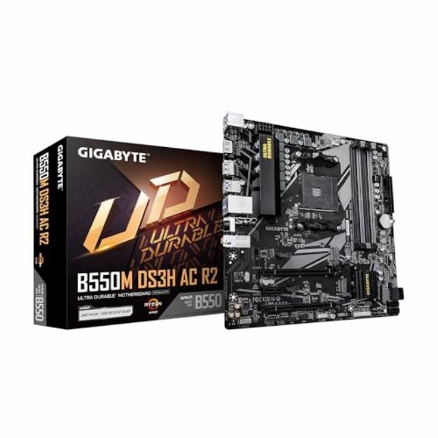 GIGABYTE B550M DS3H AC R2 AMD AM4 mATX Motherboard
