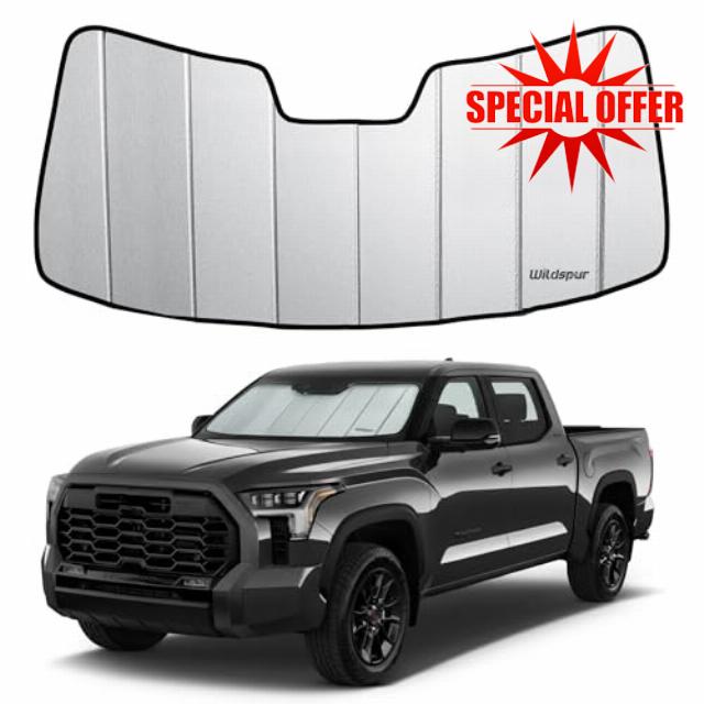 2022-2026 Tundra Windshield Sun Shade for Toyota Tundra 2022 2023 2024 2025 2026 Automotive Car Front Window Sunscreen Sunshade