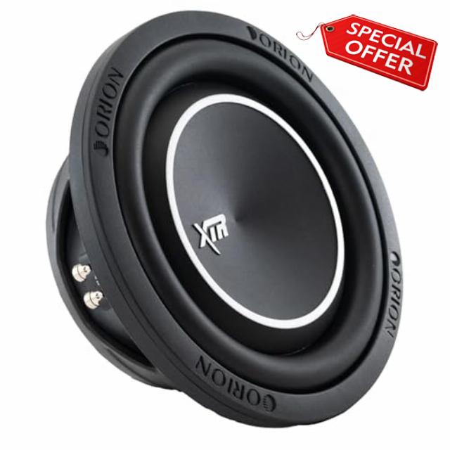 Orion XTR Series XTR8SWD2 Free Air Slim Shallow Mount 8” Car Subwoofer