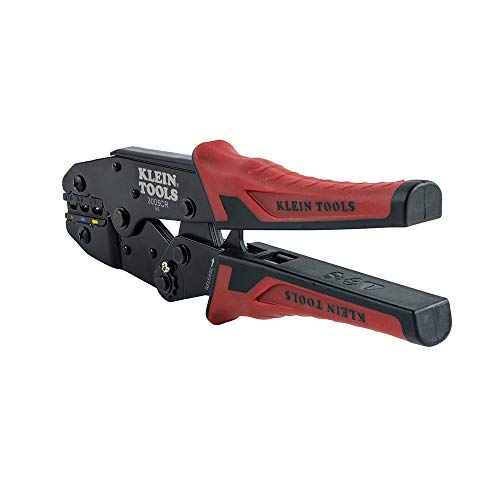 Ratcheting Insulated Terminal Crimper for 10 to 22 AWG Wire