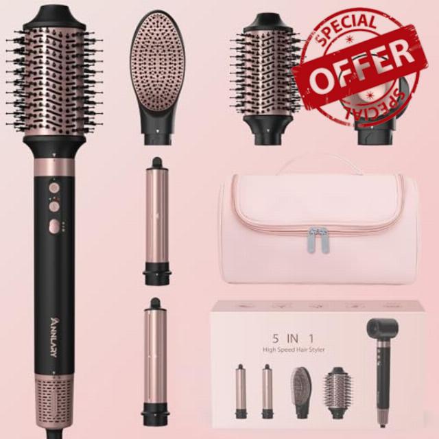 Annlary 5 in 1 Ionic Hot Air Styler
