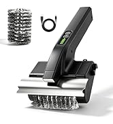 Electric Grill Brush – High Torque BBQ Cleaner with LED Light, Rechargeable Cordless Grill Cleani...