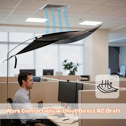 Office Light Covers & Cubicle Accessories for Light Sensitive Workers
