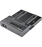 StarTech.com Standalone Hard Drive Duplicator, External Dual Bay HDD/SSD Cloner/Copier, USB 3.1 (...