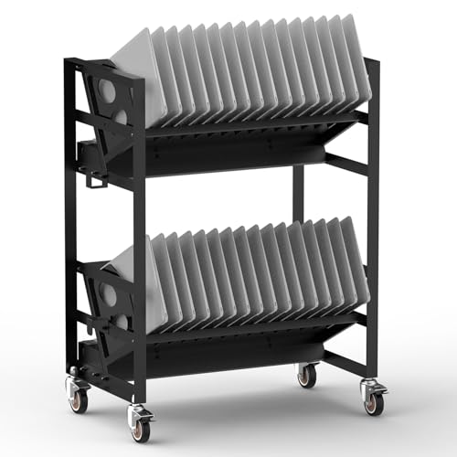 Dual-Layer Laptop Charging Station w/Power Strip Included