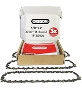 Oregon Chainsaw Chain 3/8" LP Pitch, .043" (1.1 mm) Gauge for 16" (40cm) Bar, 55 Drive Links – Lo...